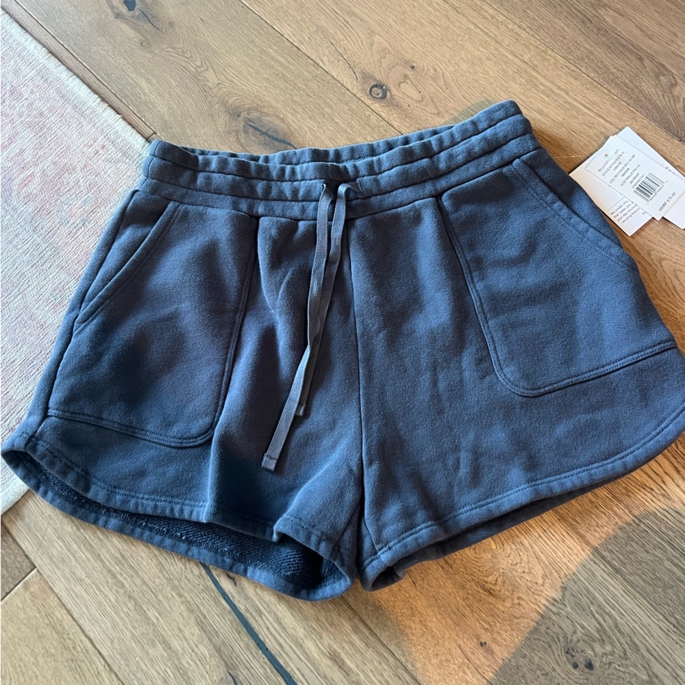 Beyond Yoga Charcoal Athletic Shorts